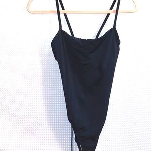 BAJA BLUE Women's Black One Piece SEXY Swimsuit Size- 16